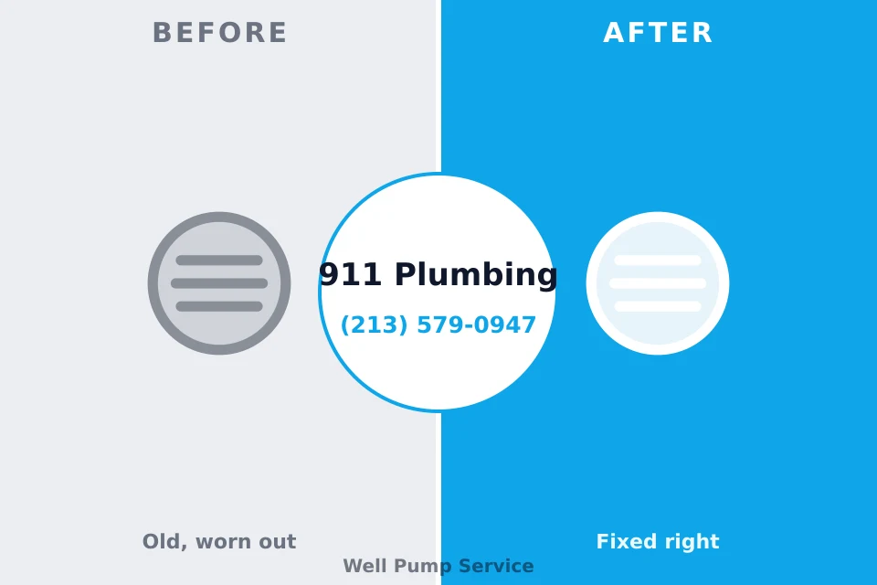 Before and after: plumbing repair Arlington Heights, IL